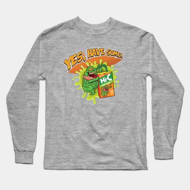 Ecto Cooler - Yes, have some! Long Sleeve T-Shirt by Chewbaccadoll